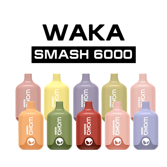 WAKA SMASH 6000 Puffs 10 PACK
