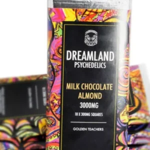 Dreamland Psychedelics Milk Chocolate Almond 300mg is the perfect solution for those seeking a delicious and convenient way to experience the profound effects of psilocybin. Order Now